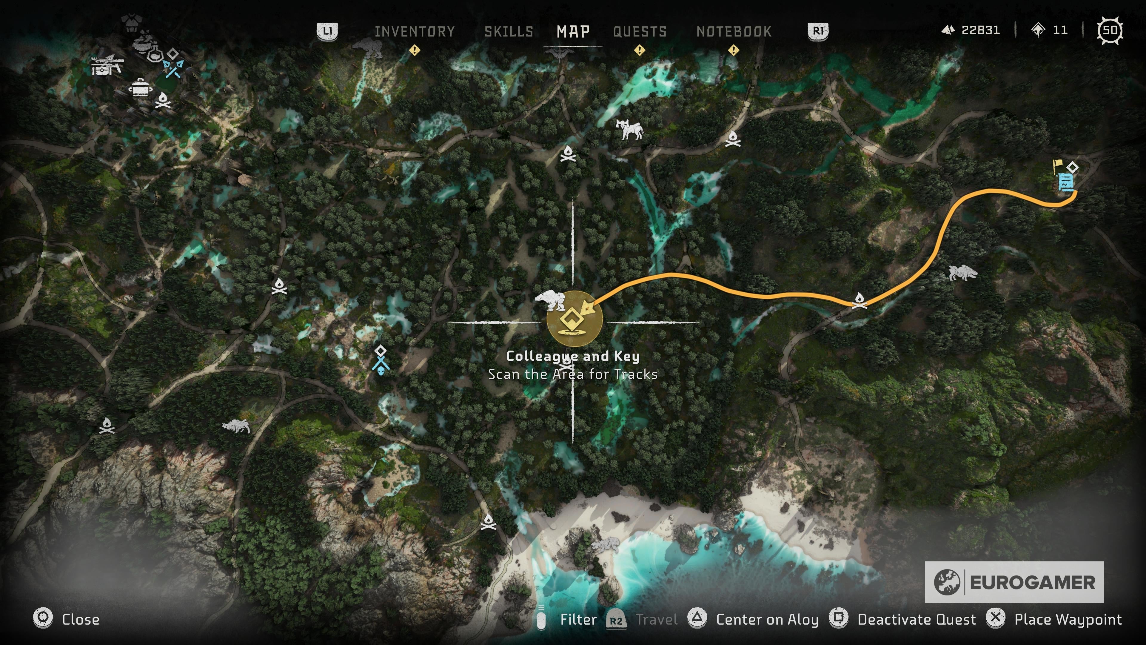 Horizon Forbidden West Salvage Contracts  How to complete the Larend  Runda  Handa and Danur Salvage Contracts explained - 18