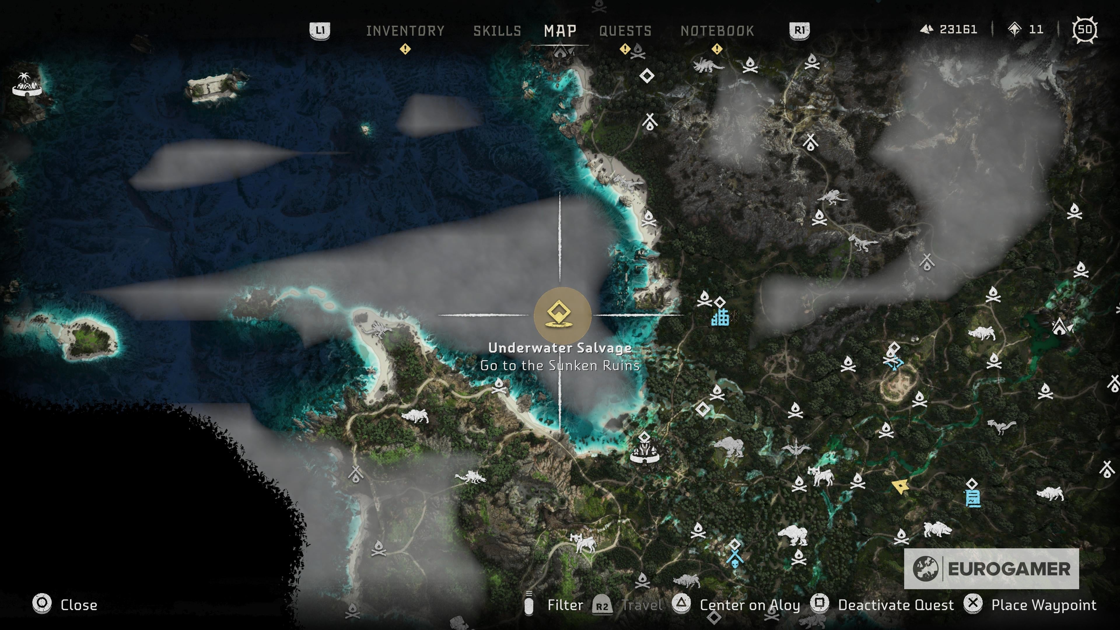 Horizon Forbidden West Salvage Contracts  How to complete the Larend  Runda  Handa and Danur Salvage Contracts explained - 9
