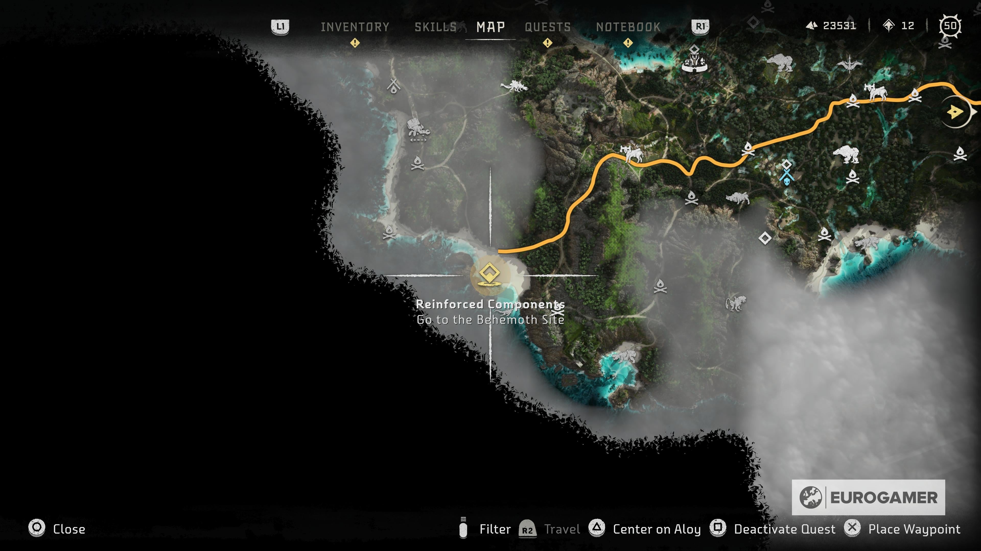 Horizon Forbidden West Salvage Contracts  How to complete the Larend  Runda  Handa and Danur Salvage Contracts explained - 15