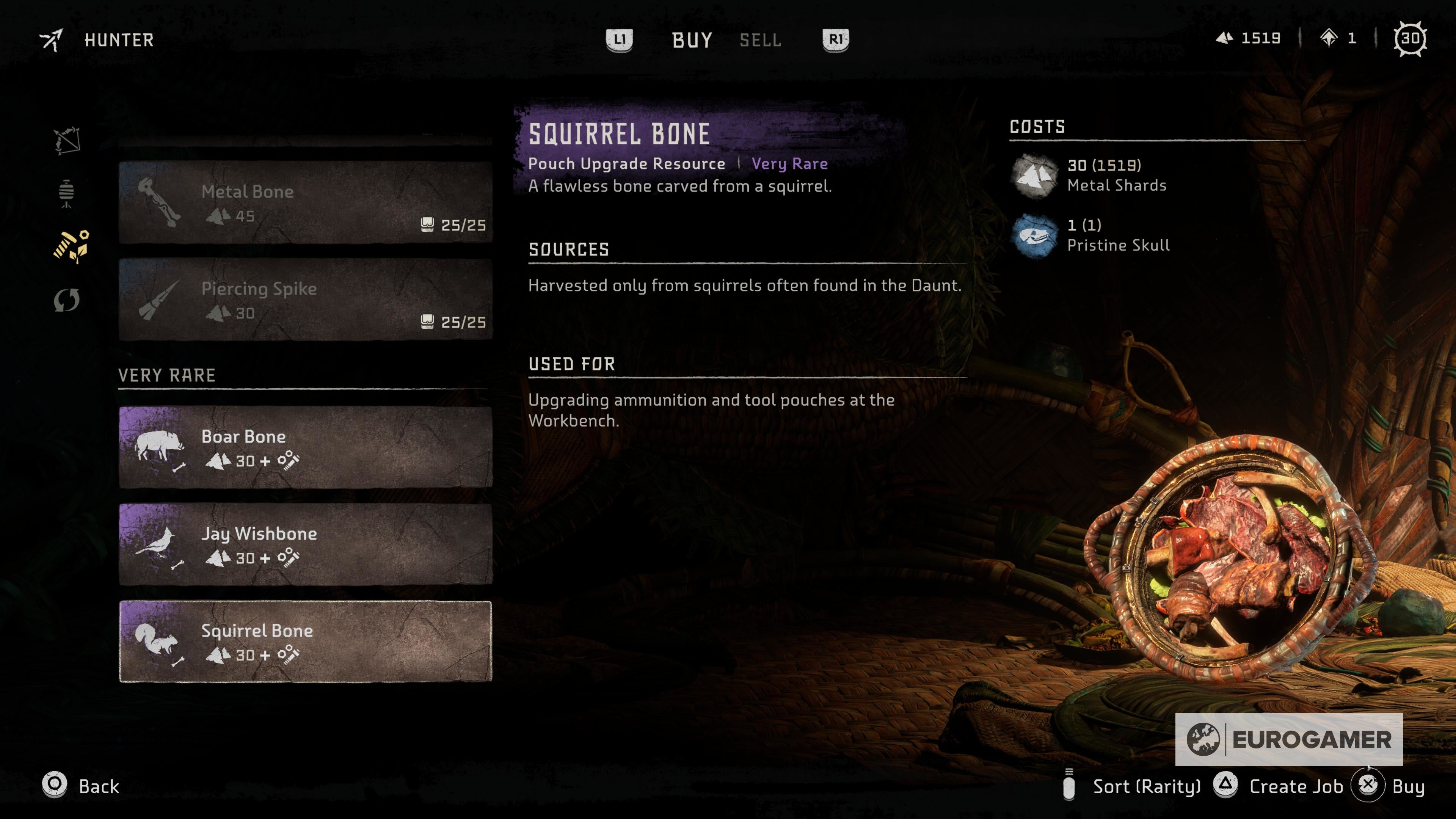 Horizon Forbidden West inventory upgrades   How to find pouch upgrade resources - 31