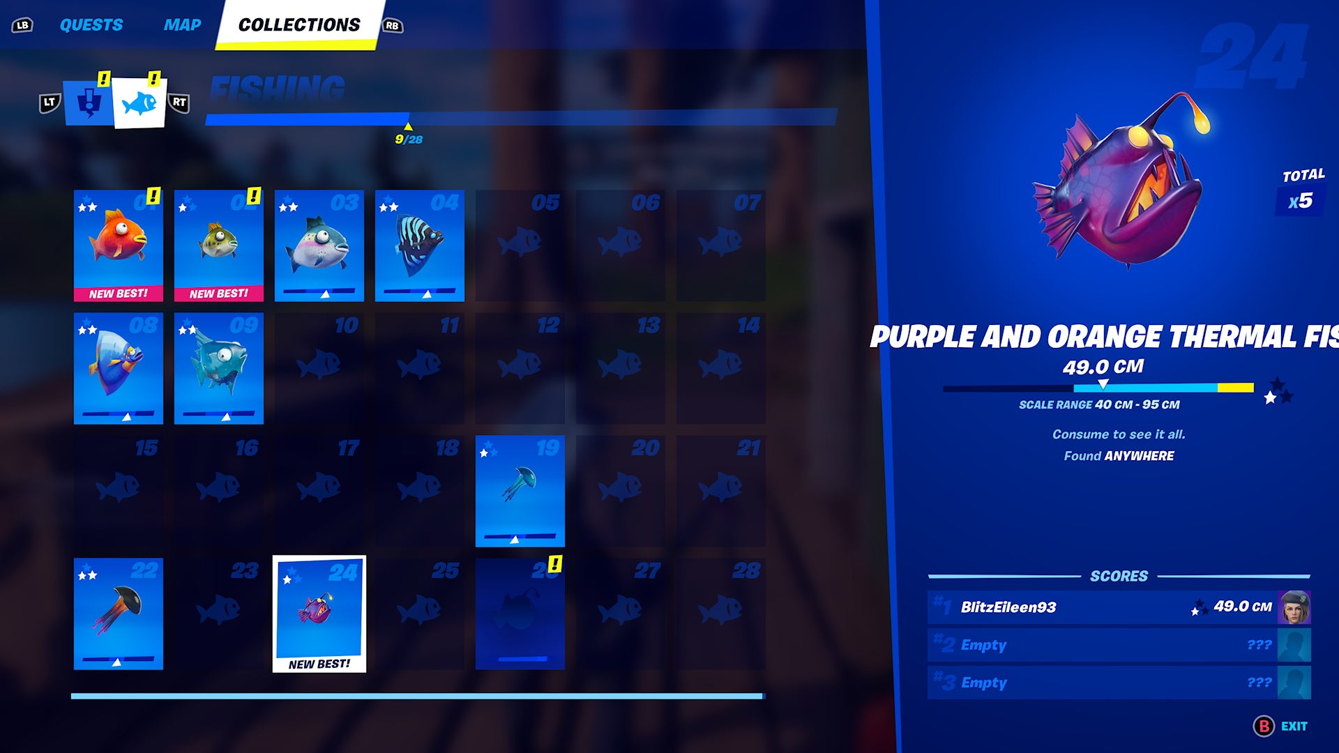 How to catch and collect Thermal Fish in Fortnite - 45