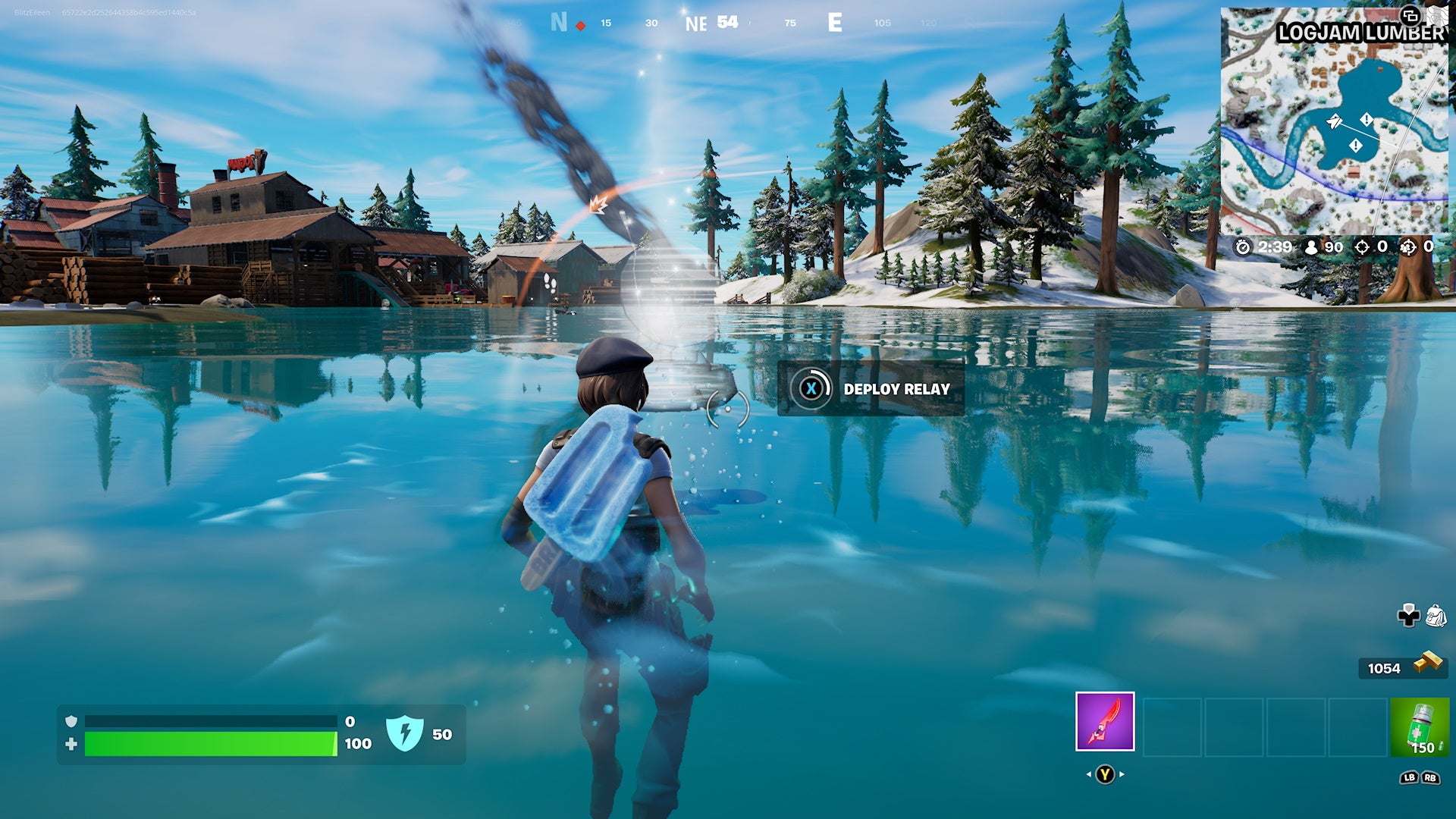 Fortnite Aquatic Communication Relays locations  How to deploy Aquatic Relays near Logjam Lumberyard - 95