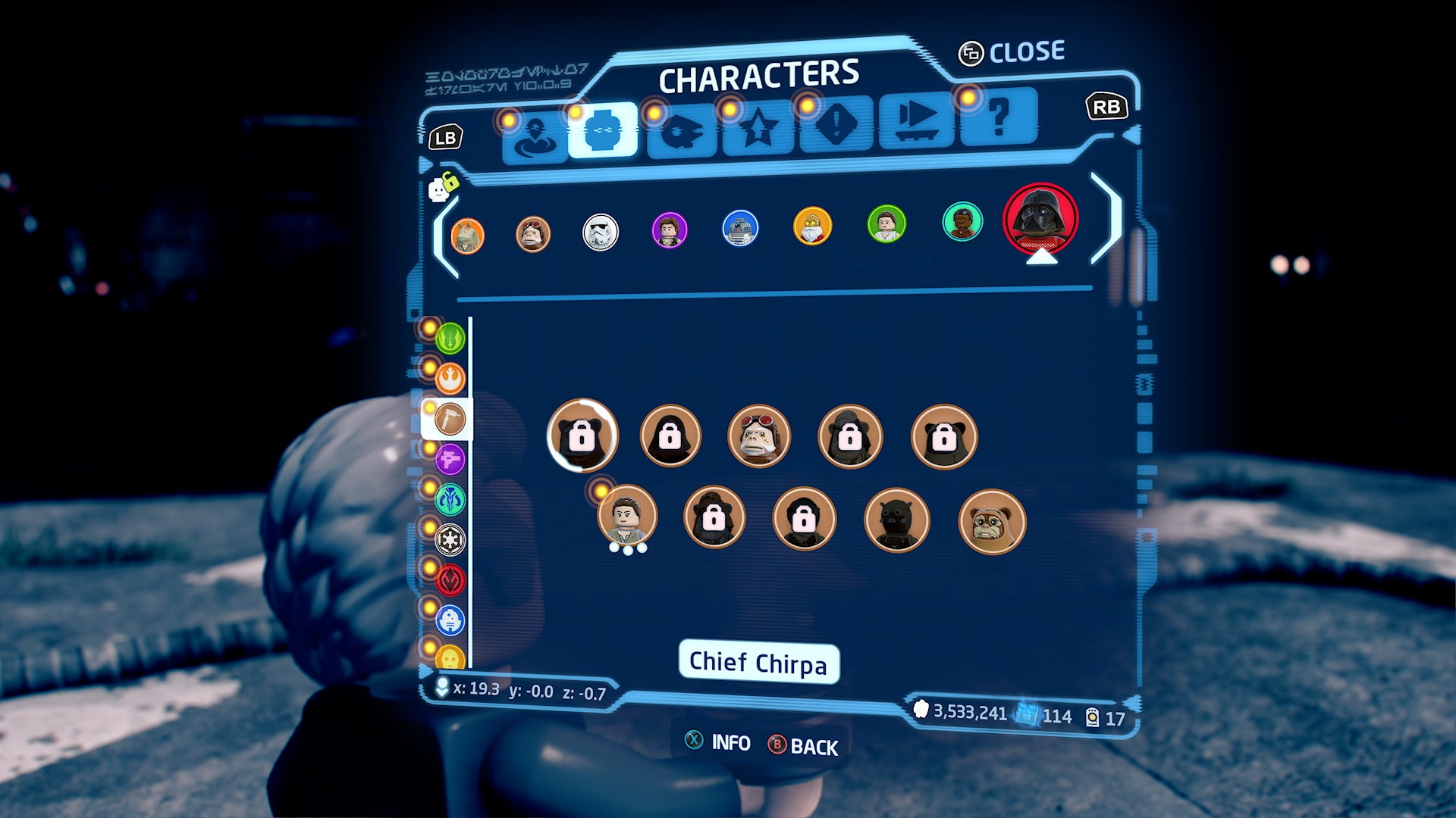 How to use Scavenger abilities in LEGO Star Wars Skywalker Saga and list of all Scavenger characters - 66