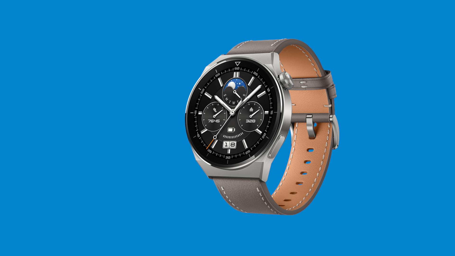 Bilder zu Edle Smartwatch von Huawei im Angebot: GT 3 Pro kommt mit Echtleder