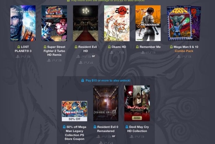 Image for Humble Bundle now offers amazing PlayStation deals via Capcom (Americas only)