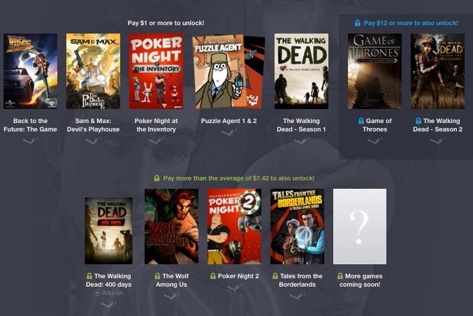 Image for Humble Telltale Bundle offers 12 games for $12