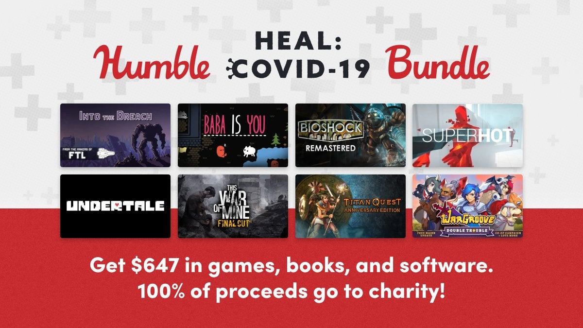 Image for Humble launches the Heal Covid 19 Bundle to raise funds for charities tackling the pandemic