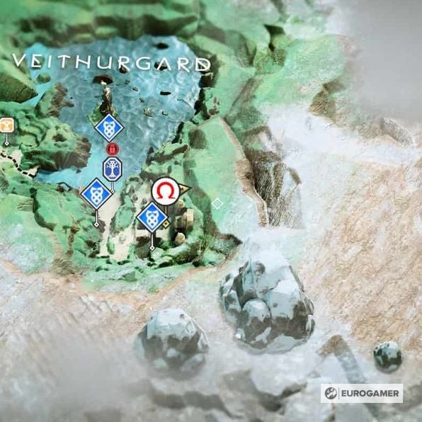 God of War Treasure Map locations   Where to find Don t Blink  Kneel Before God  Island of Light and other Treasure Maps - 84