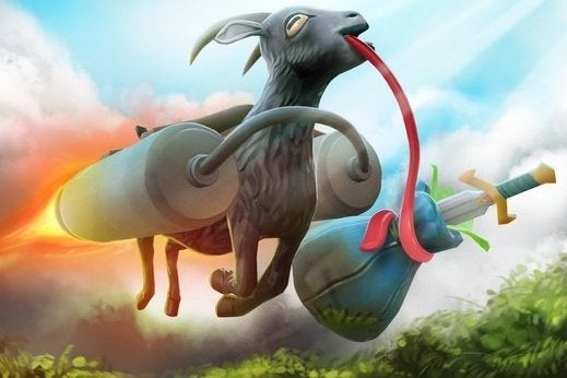 Bilder zu Ihr wollt die Ziege aus dem Goat Simulator in Dota 2 sehen? Hier ist eure Chance
