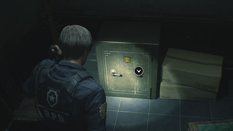 A safe in Resident Evil 2 Remake.