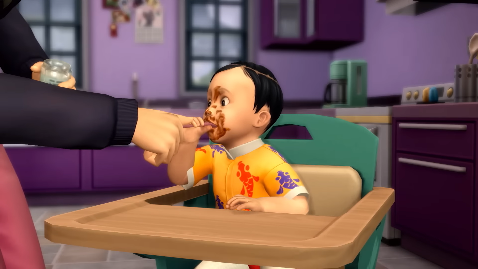 Image for The Sims 4 infant update has a March due date