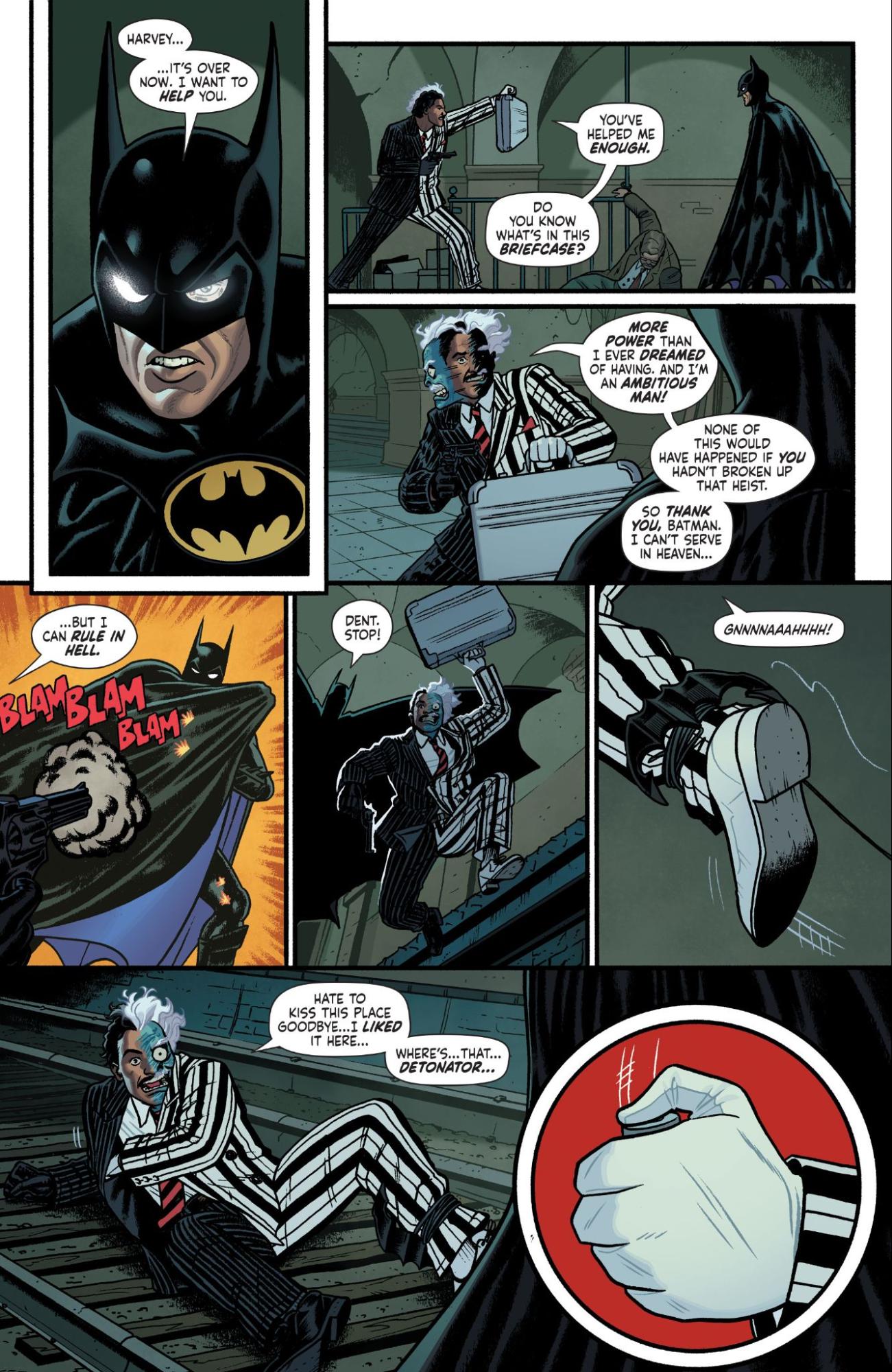 Interior panel page of Batman 89