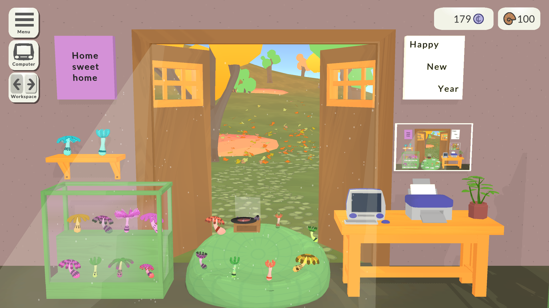 Make a home for yourself and your fossils in chill PC puzzler Fossil Corner - 64