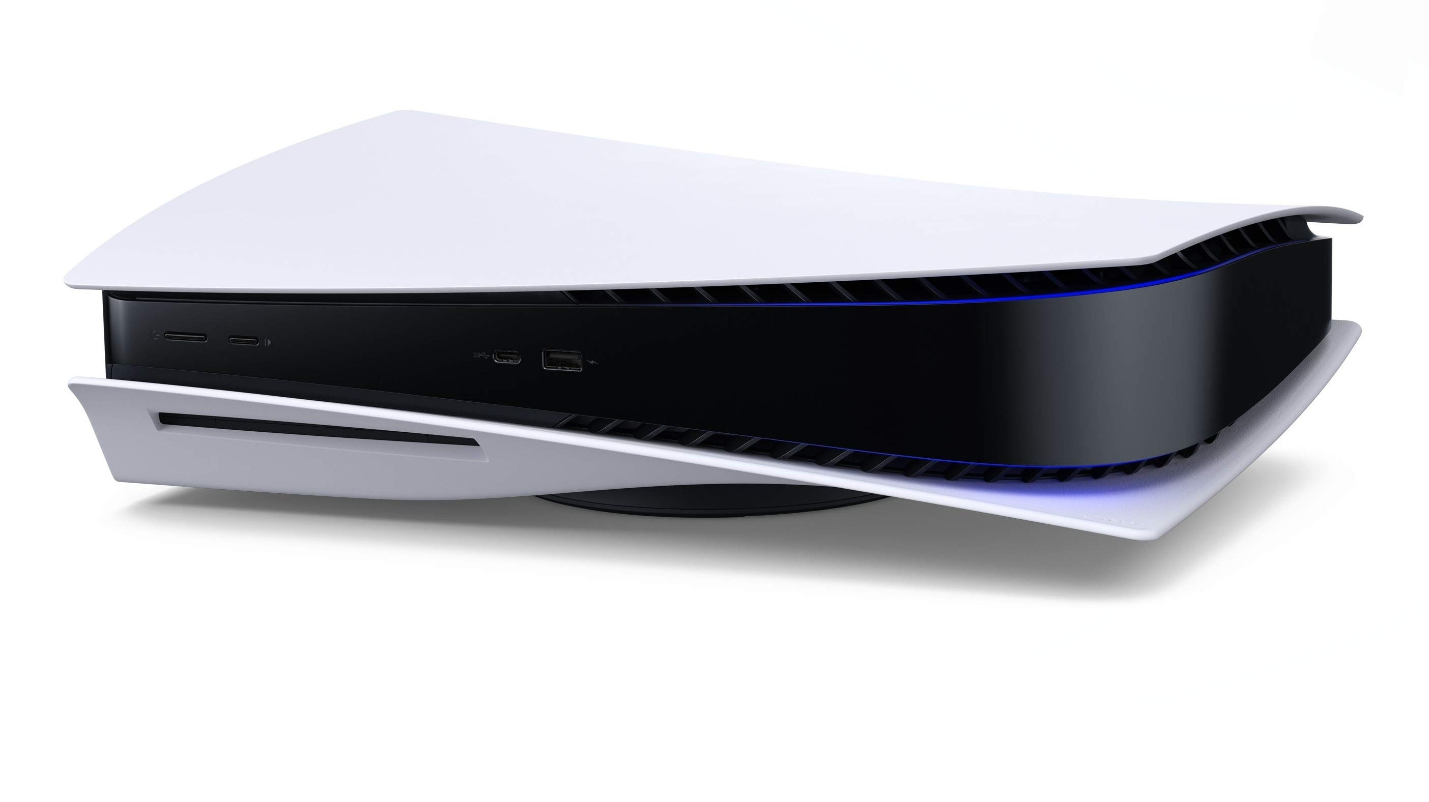 Image for Nová fotka obou modelů PS5 v horizontální poloze