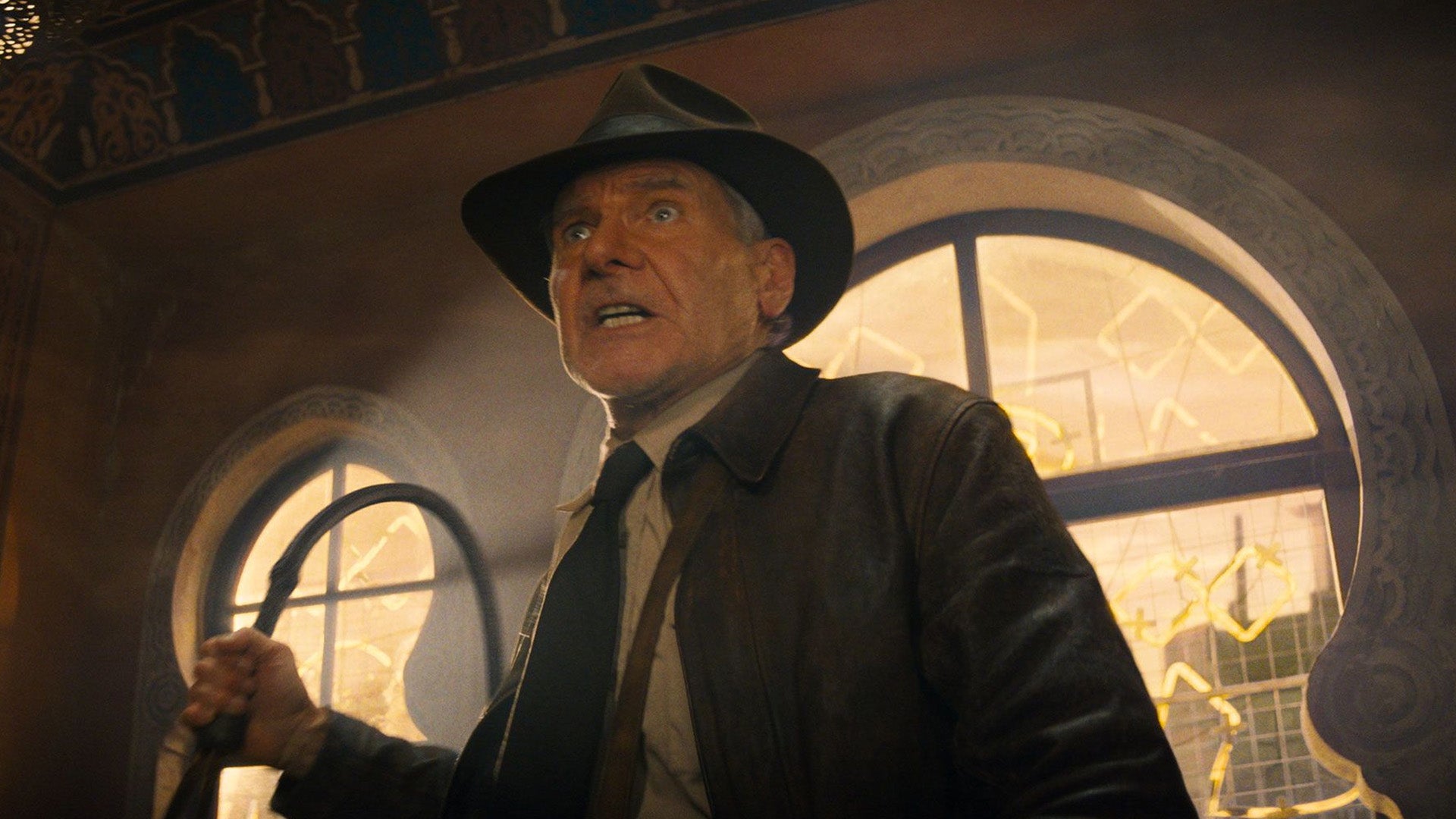 Obrazki dla „Indiana Jones i tarcza przeznaczenia” z pierwszym zwiastunem. Harrison Ford wciąż w formie