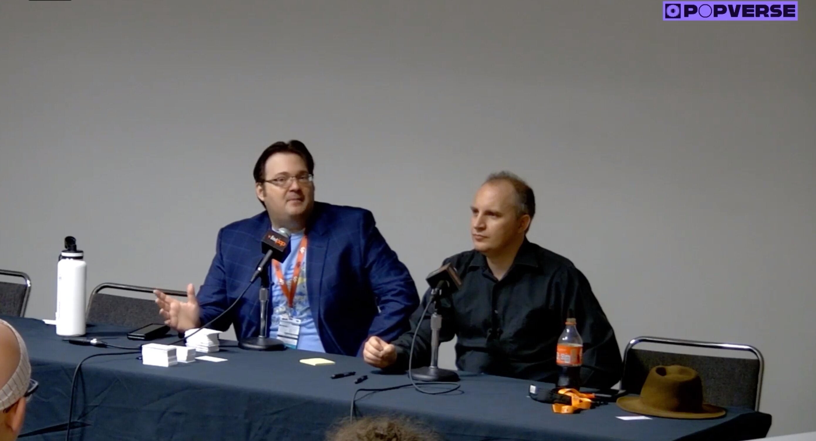 Image for Watch Brandon Sanderson and Dan Wells record Intentionally Blank podcast at NYCC!