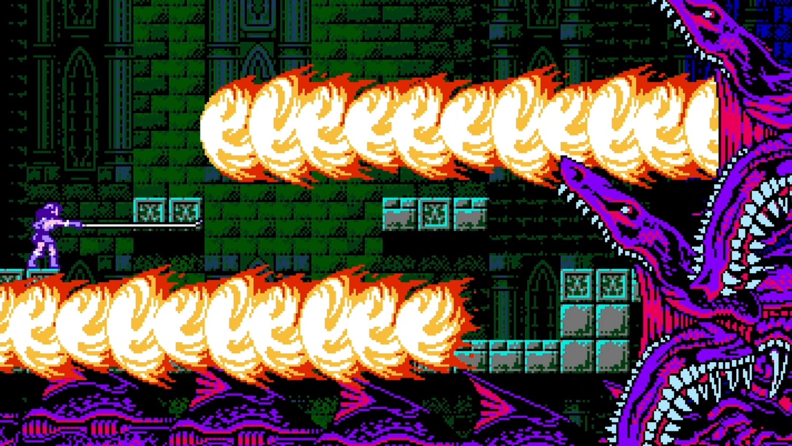Image for Inti Creates reveals 8-bit Castlevania-a-like Bloodstained: Curse of the Moon