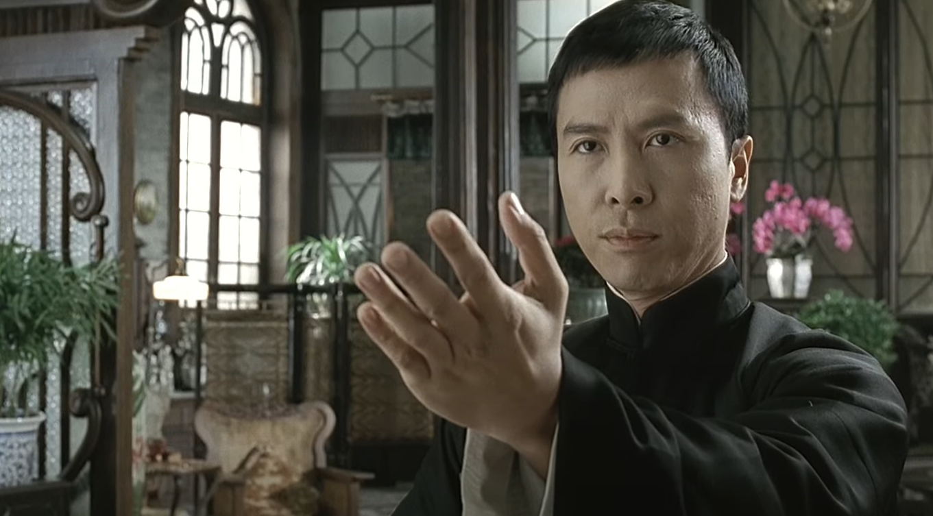 Still image featuring Donnie Yen in a martial arts pose