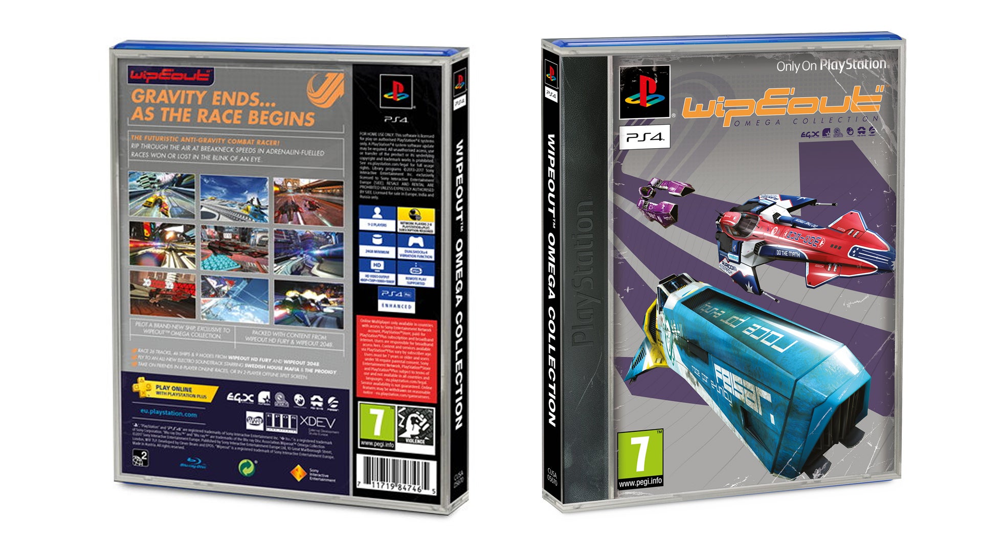 Image for Jelly Deals: WipEout Omega Collection for £19.95 including PS1 classic sleeve