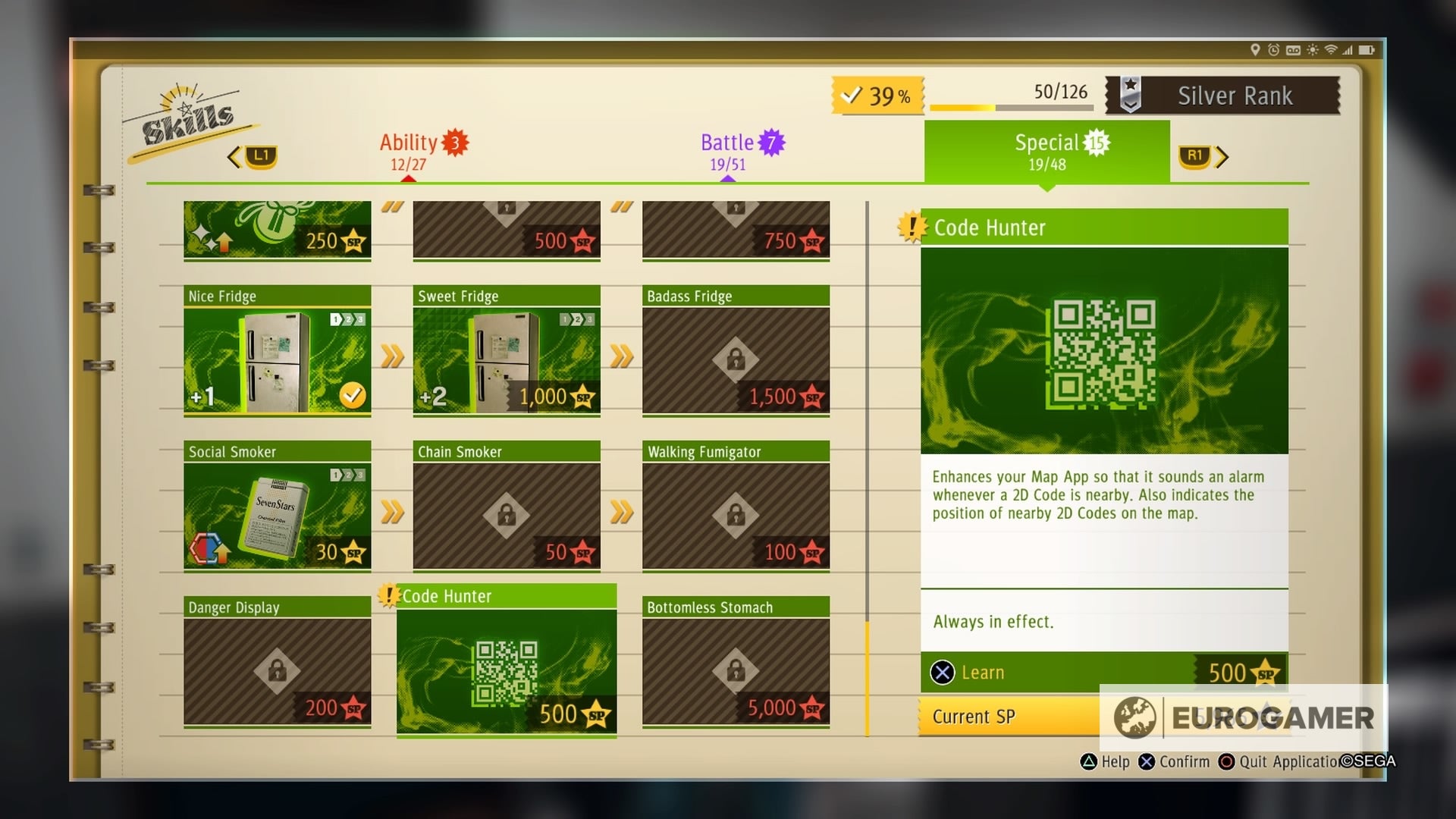 Judgment QR code locations to upgrade Drone Parts explained - 50
