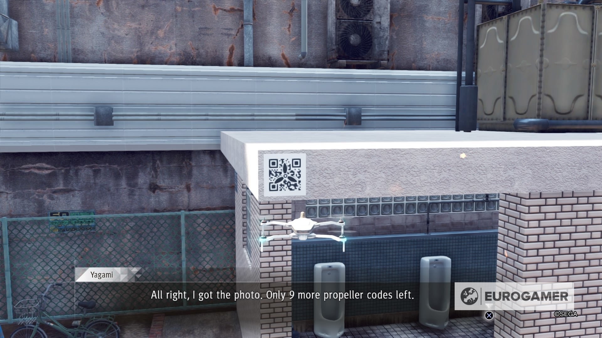 Judgment QR code locations to upgrade Drone Parts explained - 71