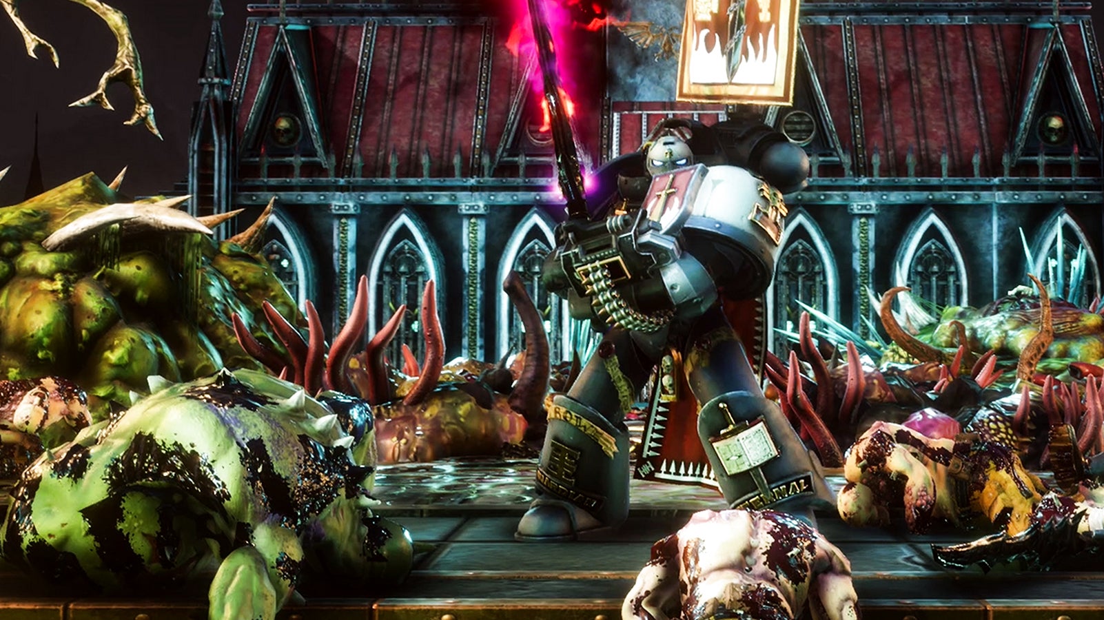 Bilder zu Kastellan Garran Crowe ist in Warhammer 40K Chaos Gate: Daemonhunters spielbar...