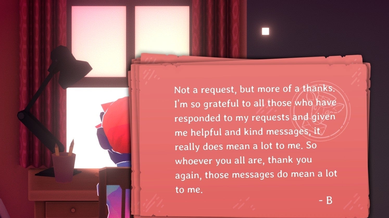 Image for Kind Words is a beautiful game about helping real people by writing letters