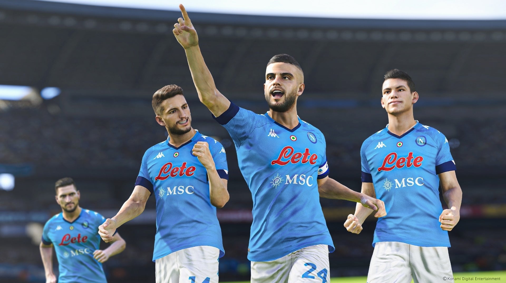 Image for Konami nabs Napoli exclusive for PES from 2022/23 season