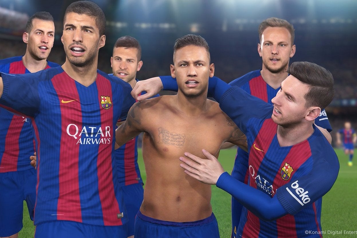 Afbeeldingen van Konami strikt FC Barcelona als partner voor PES 2017