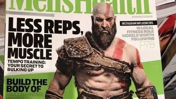 Immagine di Che ci fa Kratos sulla copertina di Men's Health?