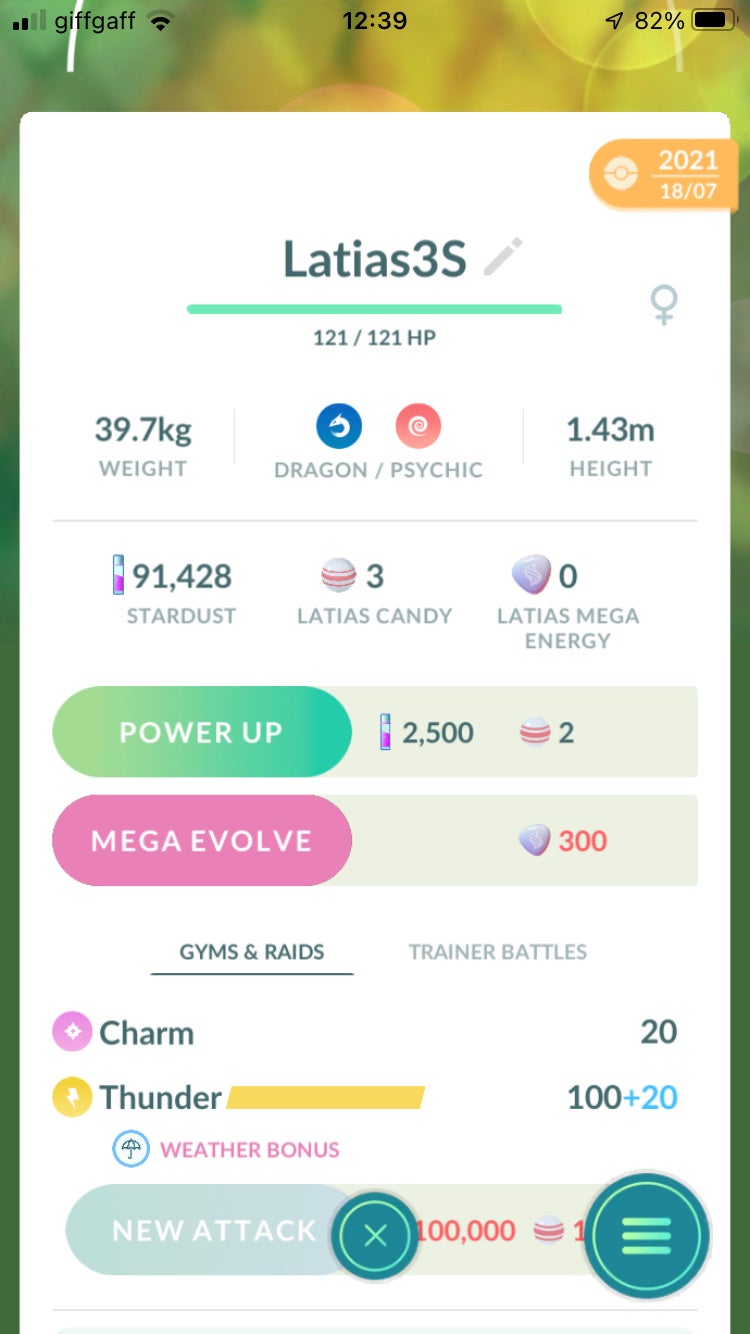 Pok mon Go Mega Latias weakness  counters and best Latias moveset - 78