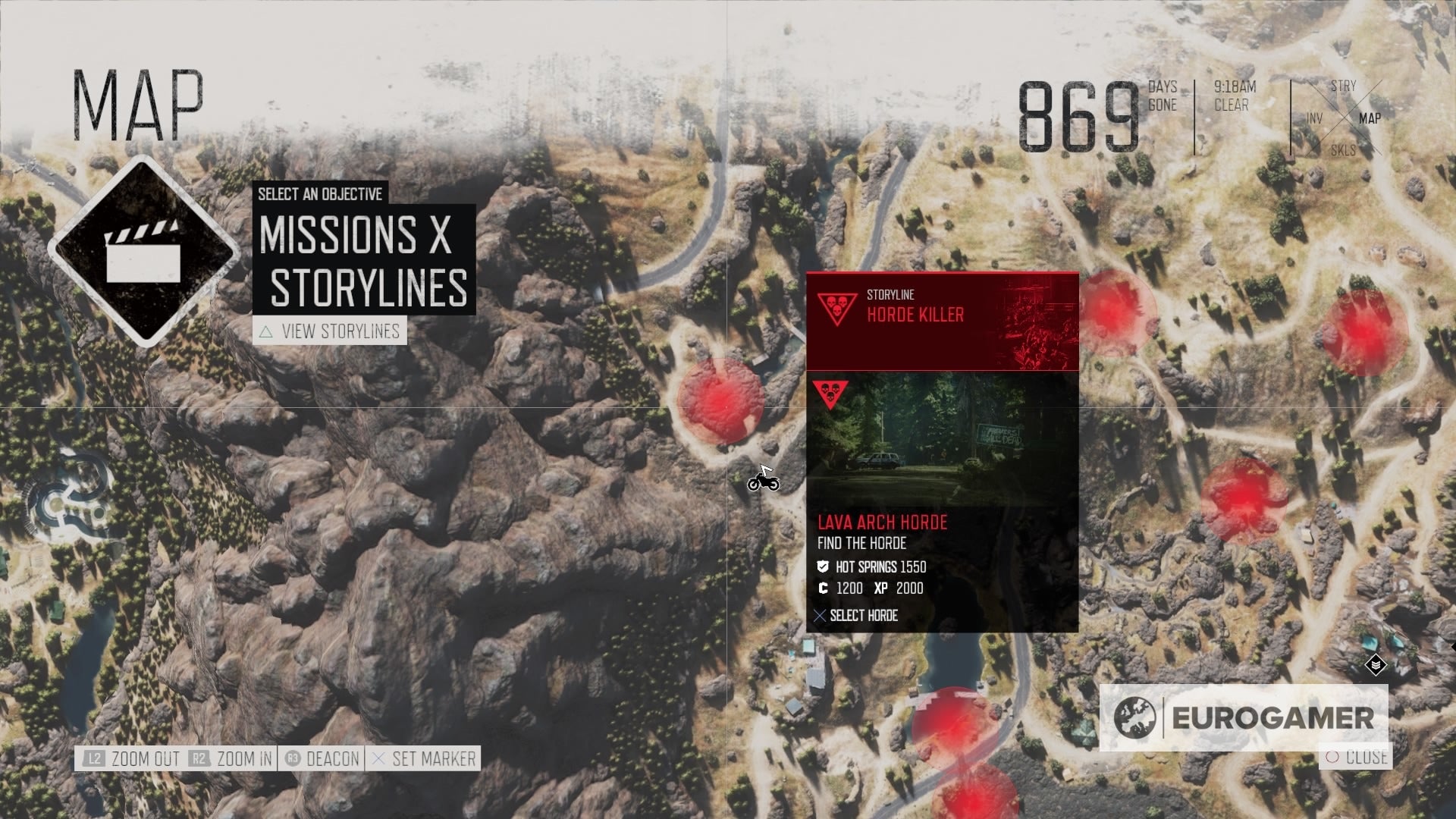 Время разбрасывать камни days gone карта