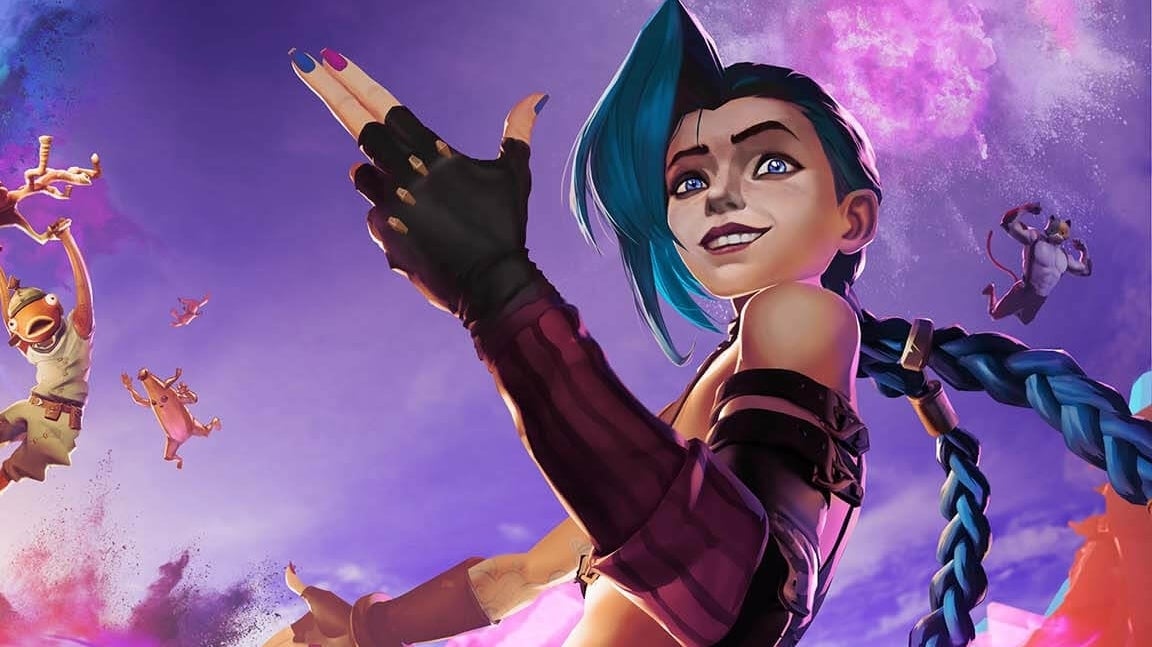 Image for League of Legends' Jinx joins Fortnite ahead of Netflix's animated TV show