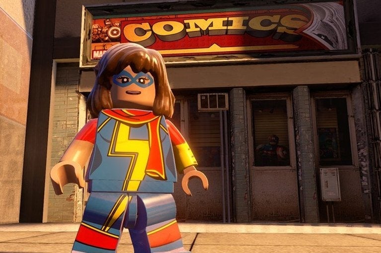 Obrazki dla Na LEGO Marvel's Avengers poczekamy do stycznia