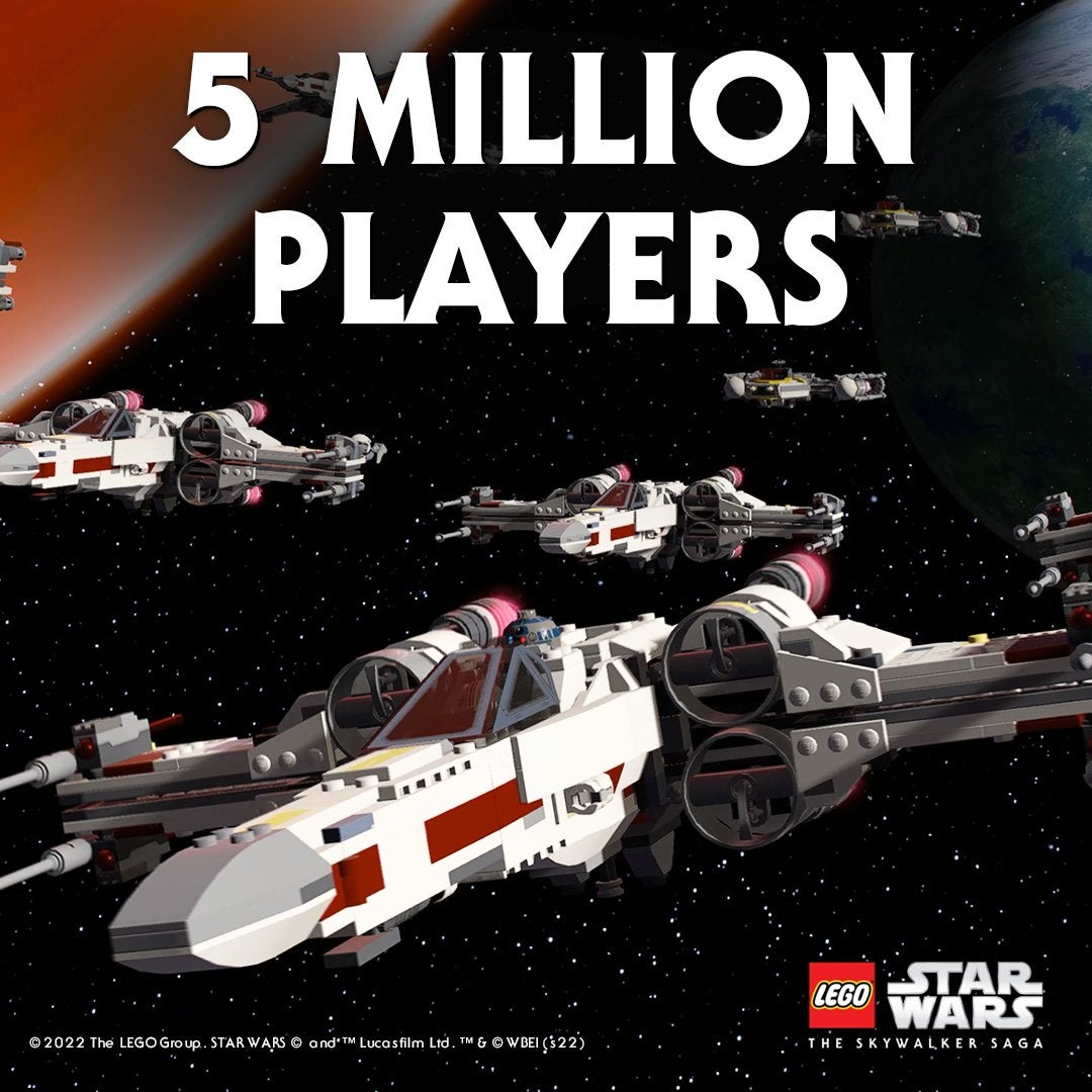 Imagem para LEGO Star Wars: The Skywalker Saga jogado por 5 milhões de pessoas