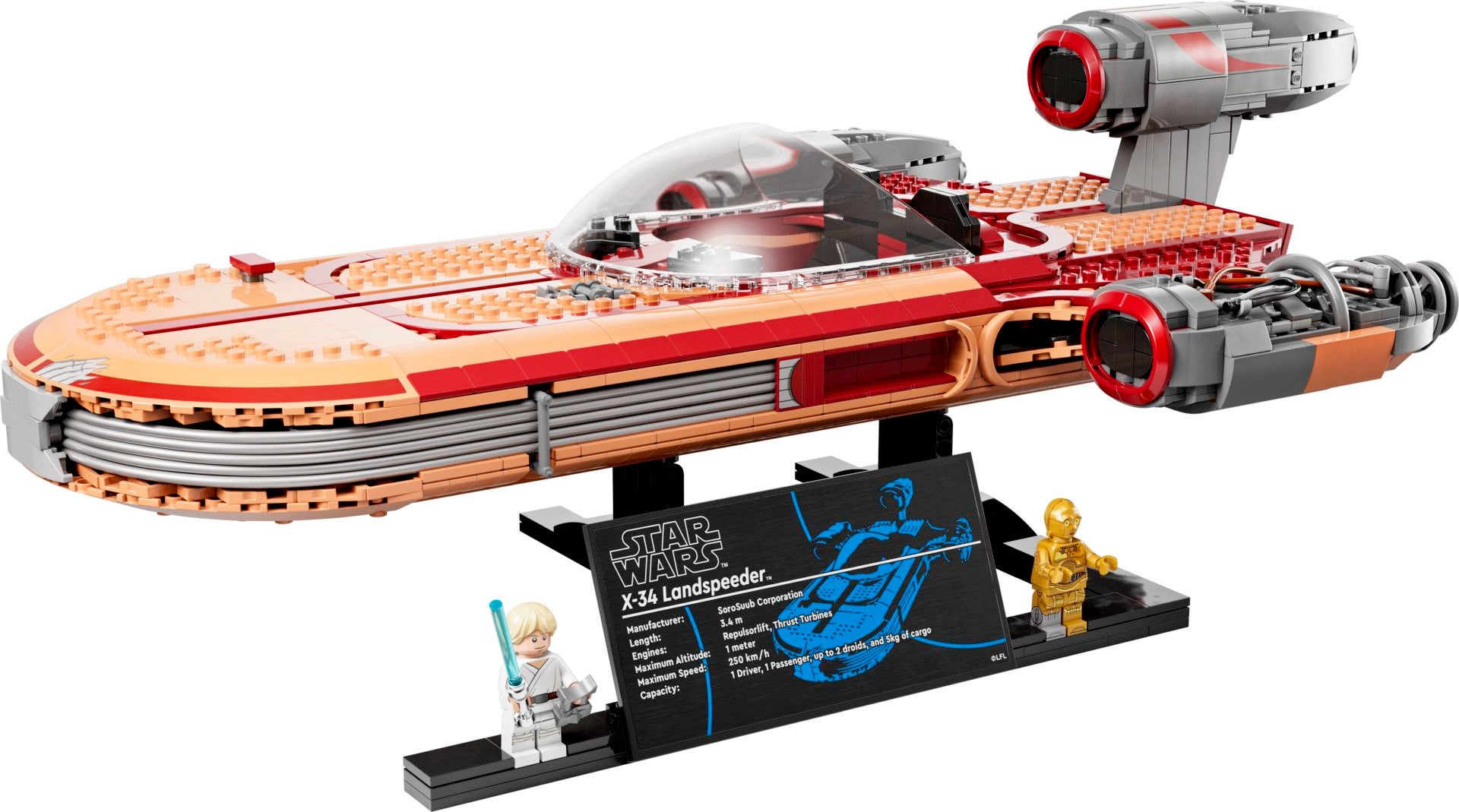 Bilder zu Lego Star Wars: Lukes Landspeeder aus der UCS-Reihe vorgestellt, Set kommt schon am 1. Mai