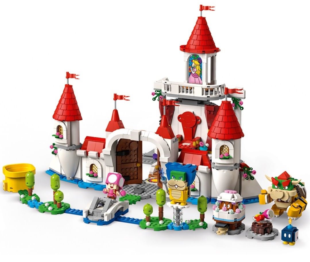 Lego Princess Peach Set Briefly Appears Online Ahead Of Tomorrow S Mario Day Eurogamer Net