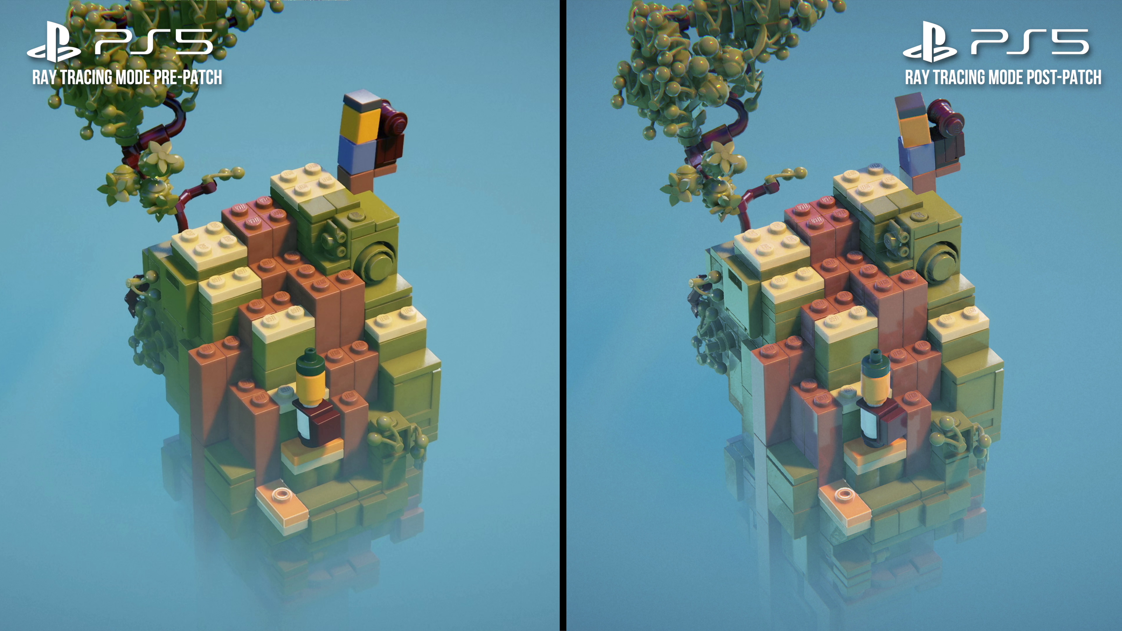 lego a builder's journey screenshot comparison digital foundry