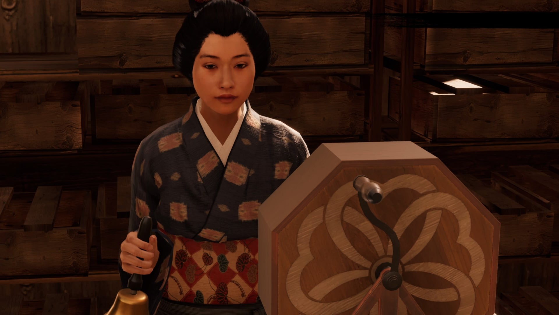 Like an Ishin dragon, attendant on the wheel of prizes