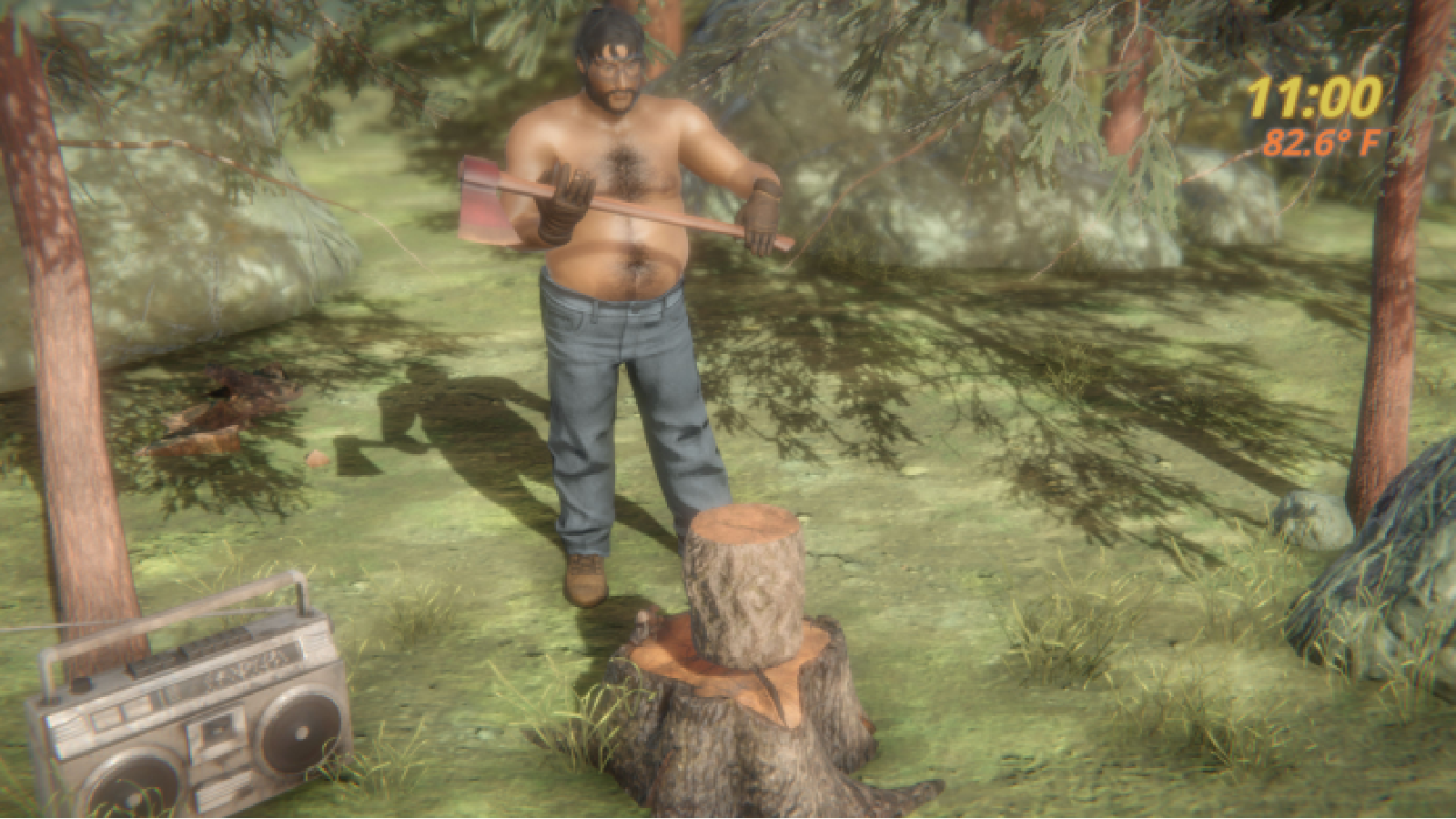 Image for Play as a burly, sexy lumberjack in this forestry sim