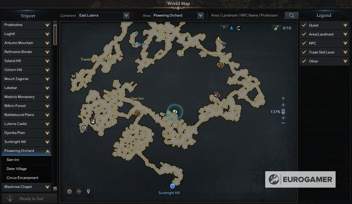 Lost Ark Rambutan Orchard Secret area location  quest rewards - 64