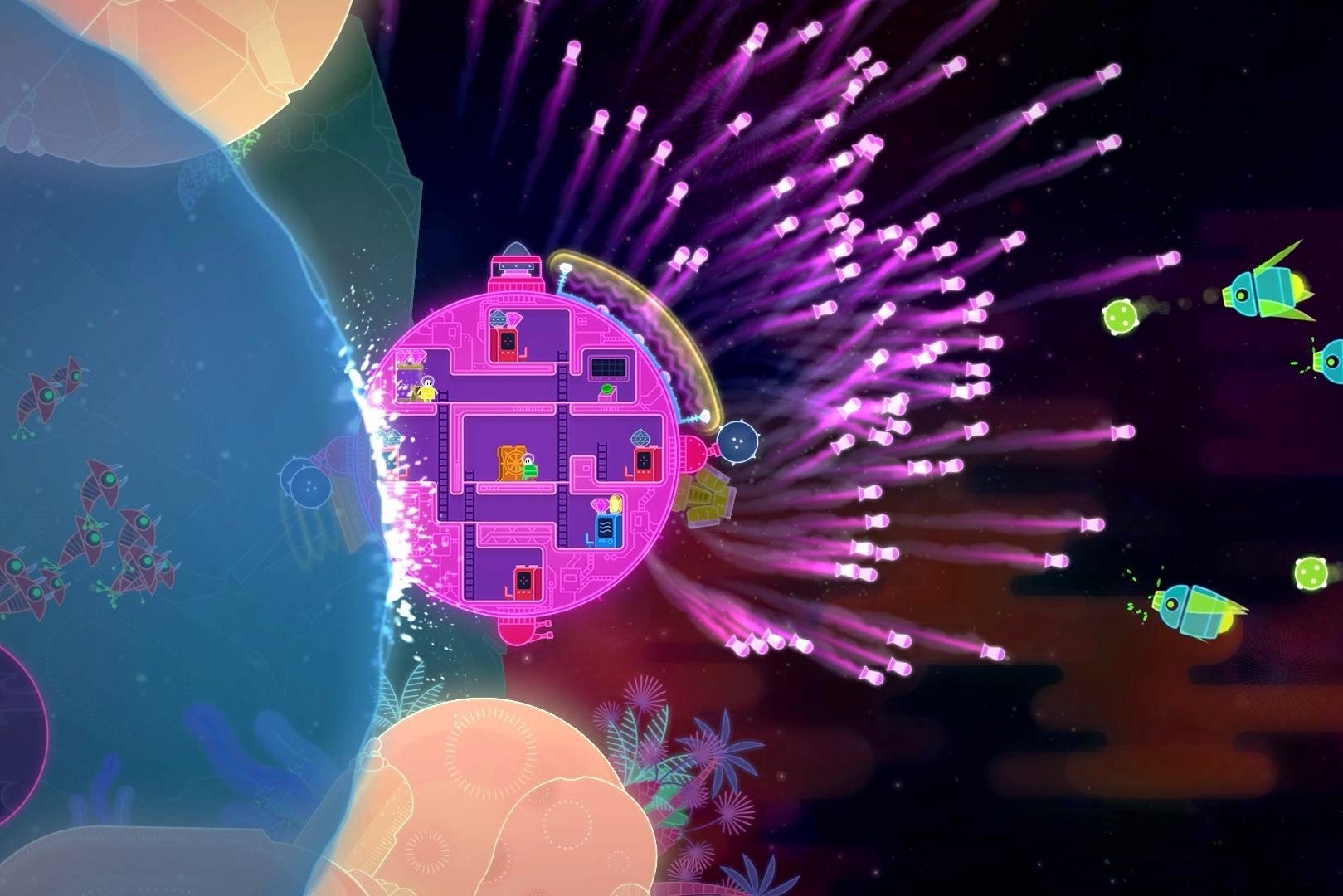 Image for Lovers in a Dangerous Spacetime sets a release date night