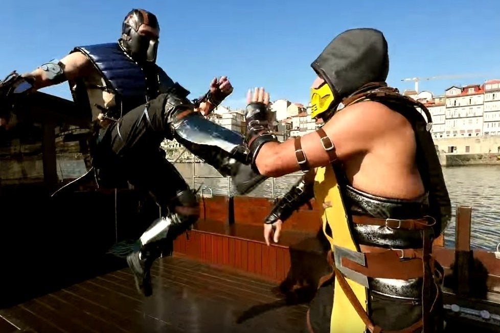 Imagem para Luta épica de Mortal Kombat recriada no Porto