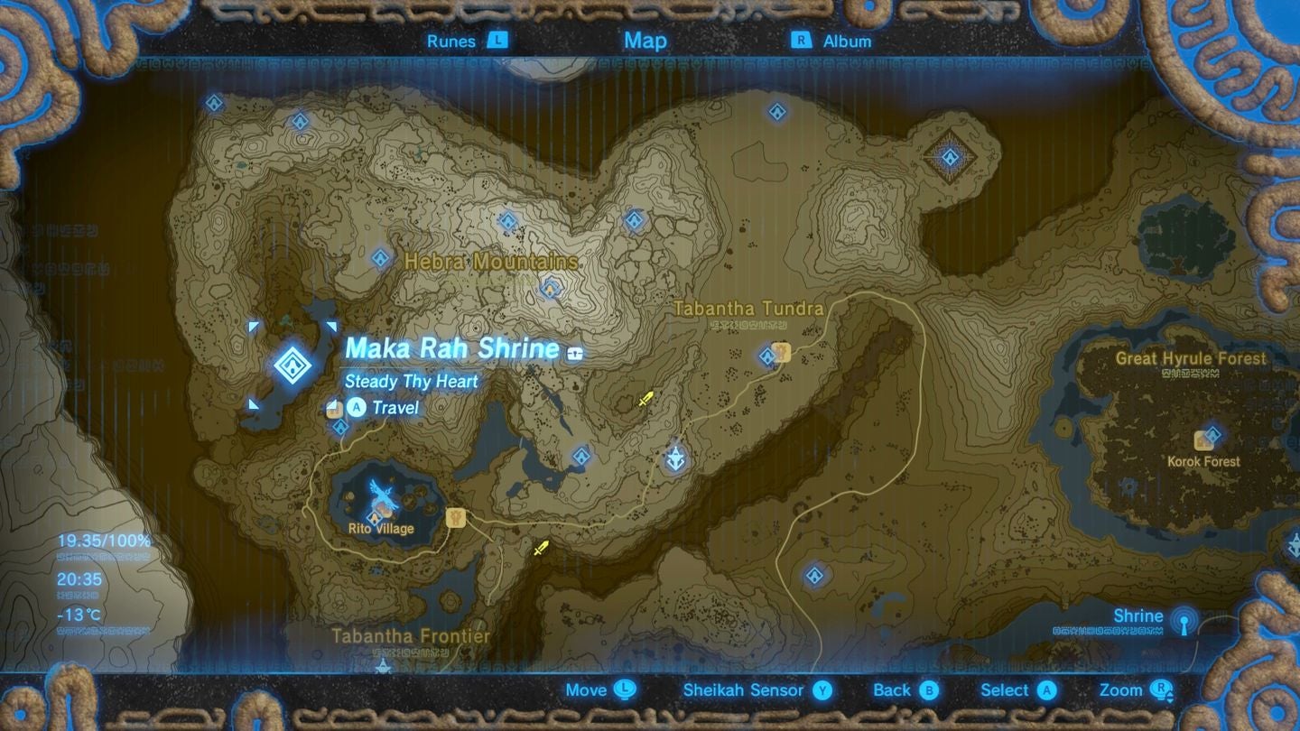 Zelda - Maka Rah At Lake Kilsie And Steady Thy Heart Trial Solution In  Breath Of The Wild | Eurogamer.net
