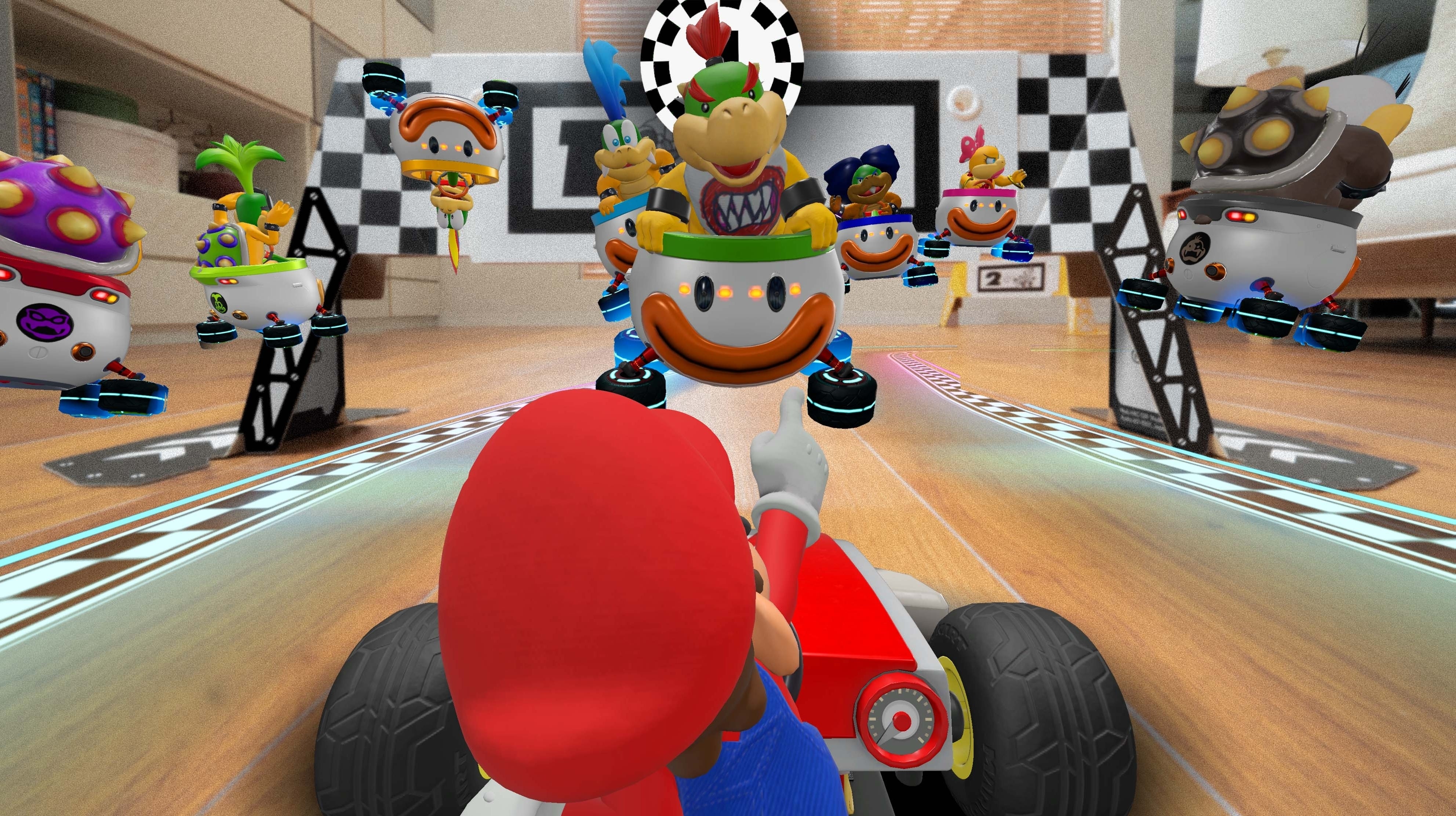 Immagine di Mario Kart Live: Home Circuit in un nuovo trailer che ci mostra come funzionerà il gioco