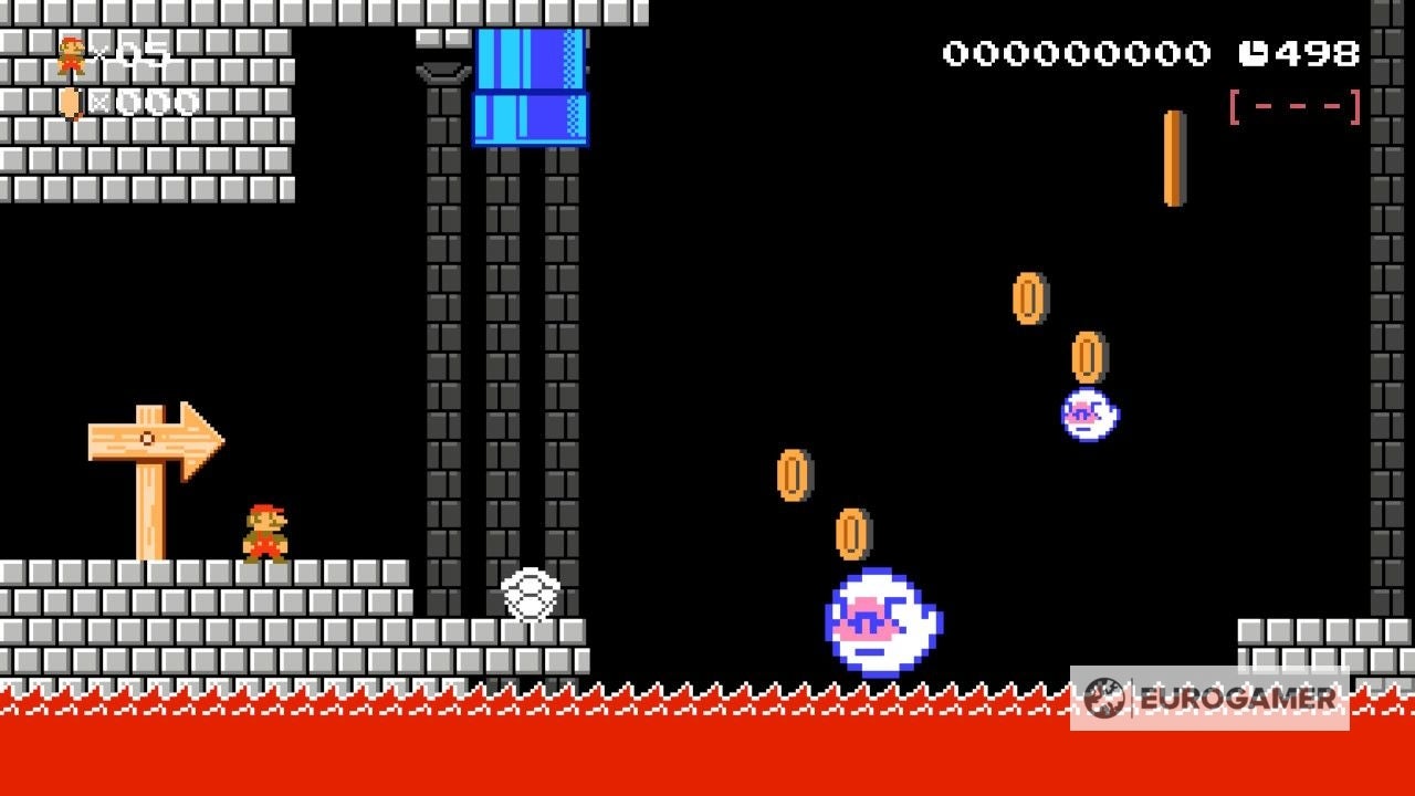 Mario Maker 2 Secret of the Dry Bones Shell solution  How to complete every Dry Bones Shell challenge - 83
