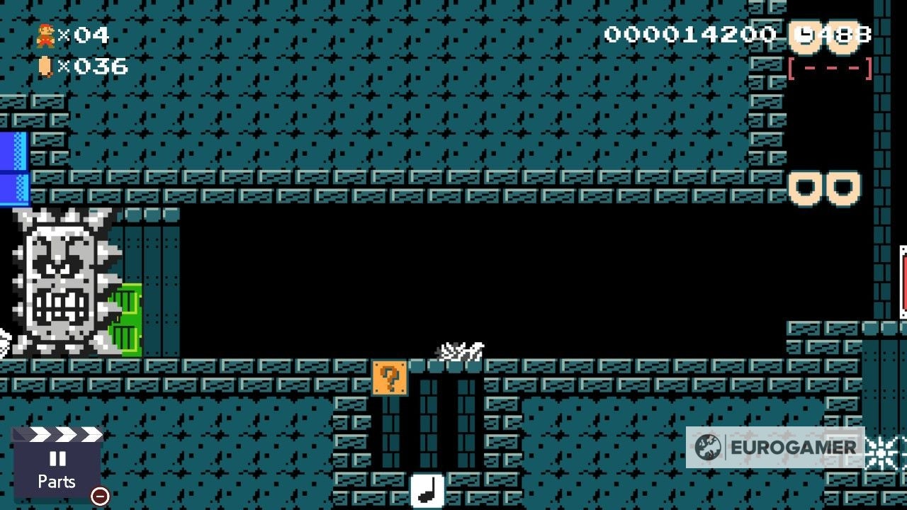 Mario Maker 2 Secret of the Dry Bones Shell solution  How to complete every Dry Bones Shell challenge - 1