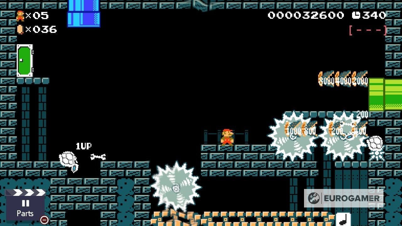 Mario Maker 2 Secret of the Dry Bones Shell solution  How to complete every Dry Bones Shell challenge - 26