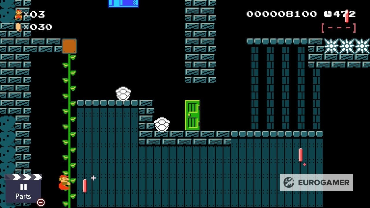 Mario Maker 2 Secret of the Dry Bones Shell solution  How to complete every Dry Bones Shell challenge - 36