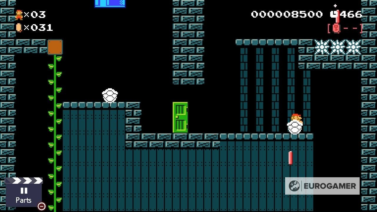 Mario Maker 2 Secret of the Dry Bones Shell solution  How to complete every Dry Bones Shell challenge - 70